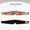 thumbnail image 2 of Kdxio Scarfs for Women Lightweight Print Autumn Pumpkins Gingham Pattern Scarf Shawl Fashion Scarves Sunscreen Shawls, 2 of 7