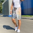 thumbnail image 6 of Balery The Cat Looks in the Mirror Men's Cotton Knit Pajama Shorts Waistband & Pockets,Short Pajama Pants-Small, 6 of 8