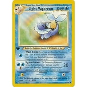 Light Vaporeon - 52/105 - Uncommon 1st Edition - Pokemon