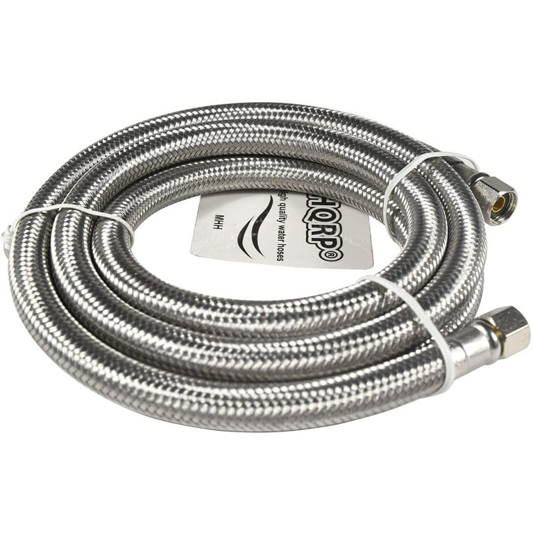 Reliance Worldwide Corp - 48388 1/4 Braided Stainless Steel Ice Maker 30 Water  Line
