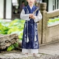 thumbnail image 2 of LIIPEE Boys Traditional Chinese Costume Kids Fashion Graphic Hanfu Dress Performance Dress Up Clothes,9-10 Years, 2 of 4