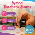 thumbnail image 4 of Promot Self-Inking Stamp for Teacher - Round Stamp for Grading & Feedback (Happy Sun Red), 4 of 7