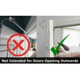 thumbnail image 3 of Towel Door Hanger includes Towel Rack Bar, 5 Towel Hooks, No Assembly Required, 17 Inches Wide, 2 Inch Over the Door Hook Space, Bronze, 3 of 7