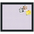 thumbnail image 2 of PinPix 15x13 Custom Cork Bulletin Board Light Purple Dots Poster Board Has a Fabric Style Canvas Finish, Framed in Light Purple Dots, by ArtToFrames (PinPix-503), 2 of 6
