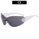 thumbnail image 1 of Gafas de sol sin montura Y para mujeres y hombres, gafas de sol envolventes de moda de los años 2000, gafas Punk de una pieza, gafas de moda de gran tamaño, 1 of 4