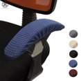 thumbnail image 1 of Luxtrada - 1 par de fundas para reposabrazos de silla extraíbles, elásticas, para oficina, para gamers y giratorias, 1 of 6