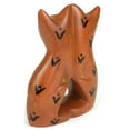 thumbnail image 2 of Lovey Cats Soapstone Sculpture, Red, 2 of 2