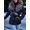 Black, variant on Big Collar Long-Sleeved Down Padded Jacket (S, Black)