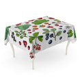 thumbnail image 1 of POGLIP Berries and Leaves Wild Color Line on Cranberry Tablecloth Table Desk Cover Home Party Decor 52x70 inch, 1 of 1