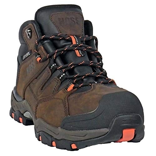 HOSS Boots Men's Tracker Waterproof Hiker Work Boots