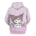 thumbnail image 4 of KUROMI Hoodie with Pocket Anime for Men Women Couple Gift, 4 of 7
