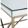 thumbnail image 2 of Steve Silver Evelyn Square Mirror Top End Table, Copper, 2 of 5