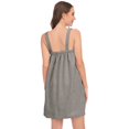 thumbnail image 3 of Gibobby Bata de seda para mujer NOVEDAD DE VERANO 2023, muebles para el , albornoces, toallas de baño simples absorbentes, pijamas cómodos para mujer(Gris,XL), 3 of 5