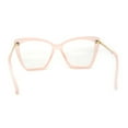 thumbnail image 2 of Womens Oversize Cat Eye Chic Blue Light Filtering Computer Eyeglasses Pink, 2 of 4