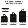 thumbnail image 6 of 40" Expandable Foldable Luggage Bag,Collapsible Suitcases with Wheels,Rolling Duffle Bag Wheeled Travel Bag for Men Women,MEX-Black, 6 of 8