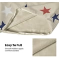 thumbnail image 5 of 4th of July Throw Pillow Cover, 18x18 Inch Set of 2 Blue Red White Stars Patriotic Decorative Outdoor Cushion Cover Independence Memorial Day Pillow Cases Linen Farmhouse for Sofa Couch Bed, 5 of 6