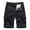 Black, variant on Fheaev Cargo Shorts For Men Men's Workwear Shorts Multi Pocket Zipper Straight Leg Five Piece Pants Sports Shorts Shorts