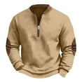 thumbnail image 3 of WOYY Toddler Boys Casual Active Sweatshirt Half Zip Long Sleeve Pullover Shirt, Sizes 4-5T, 3 of 3