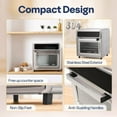thumbnail image 5 of SPECSTAR 21 Qt Air Fryer Toaster Oven Combo, 8-in-1 Convection Oven Countertop with Rotisserie and Dehydrator, Stainless Steel Digital Air Fryer Oven with 7 Accessories, 1800W, 5 of 8