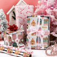 thumbnail image 4 of Rollo de papel de regalo navideño Yarcony, 43 x 1006 cm, metálico, 4 of 7