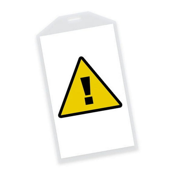 LP05INDU - TruLam Thermal Laminating Pouches 5 Mil 3-1/4 in x 5-3/4 in (Industrial Tag Size with Slot) - 100/Bx