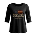 thumbnail image 4 of 250 Years American Flag 250th Anniversary USA T-Shirt America Short-Sleeved Top for Woman, 4 of 5