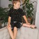 thumbnail image 4 of Balery Spiderweb Bats And A Spider Conjunto de Pijama Infantil de Manga Corta con Estampado – Ropa de Dormir de Algodón Suave-X-Large, 4 of 6