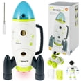 thumbnail image 1 of Juego de cohetes espaciales para niños 42 cm Juguetes espaciales grandes que incluyen carro de cohetes de astronautas y bolsa espacial Juguete de cohete espacial realista con luces y sonidos Juguetes, 1 of 11