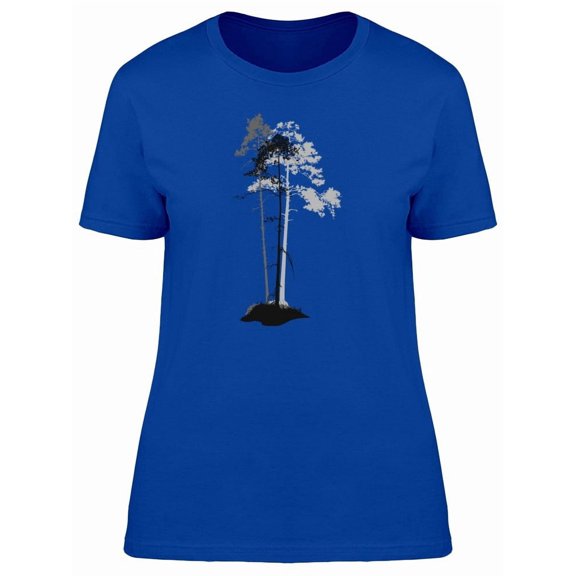 Silhouette Of Pine Trees Tee Women's -Image by Shutterstock
