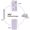 thumbnail image 3 of LOUEBICA Wallet Women Clutch Leather Wristlet Wallet Fashion Embossed RFID Blocking Credit Card Holder with Strap, 3 of 8