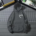 thumbnail image 2 of YUELONGHU Women Casual Hoodie Zip up Sweatshirt Women No Hoodie Women Casual Solid Color Hooded Sweatshirt Printed Hooded Sweater with Pockets L, 2 of 3