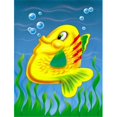 thumbnail image 1 of Carolines Treasures APH0527CHF Yellow Fish Flag Canvas House Size, 1 of 4
