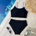 thumbnail image 6 of G-irls Two Piece T-ankini Swimsuit Set UPF 50+ Sun Protection Rash Guard with Swim Shorts for Beach Pool, 6 of 9