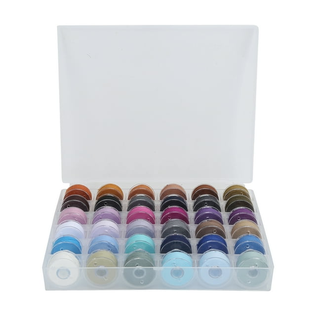 Oubit Ensemble de Fils à Coudre Bobines, 36 Couleurs Ensemble de Fils à Coudre Grilles Bobine Polyester Réponse Rapide