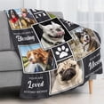thumbnail image 6 of AISENIN Personalized Photo Collage for Dog Blanket Custom Blankets with Picture Text Personalized Photo Collage Blanket for Lovely Dog Puppy Lovers, 6 of 6