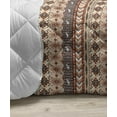 thumbnail image 3 of Black and White Down Alternative Comforter, Folk and National Art Design Mexican Mayan Culture Pattern with Triangles, Microfiber Quilt for All Season, 5 Sizes, Black White, by Ambesonne, 3 of 3