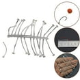 thumbnail image 4 of Mosiee Quick Stop Up Boilie Pellet Stopper Card Carp Hair Rig Fishing Bait Allow Slight Manual Measurement Deviation For The Data, 4 of 8