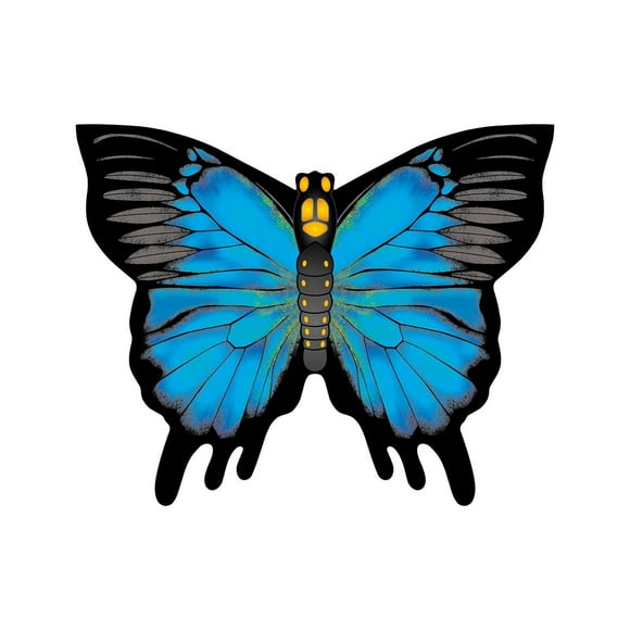 Cerf-volant en poly X Kites Butterfly de 28 pouces - Sapphire