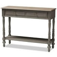 thumbnail image 1 of Baxton Studio Noemie Table Console 2 Tiroirs en Brun, 1 of 10