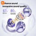 thumbnail image 4 of XIAOMI M79/M91 Auriculares inalámbricos con clip para la oreja, nuevos auriculares deportivos con Bluetooth 5.4 y control táctil con cancelación de ruido ENC, 4 of 5