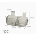 thumbnail image 1 of Estante de cocina, caja de almacenamiento sin perforaciones montada en la pared, estante organizador, estante de almacenamiento multifuncional for el hogar, 1 of 2