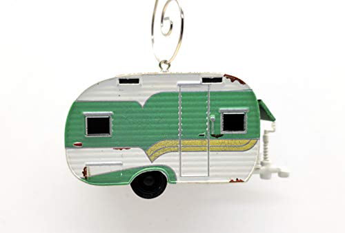 Details about   Classic Aluminum Camper Trailer Ornament Travel Vacation Metal RV Classic New 