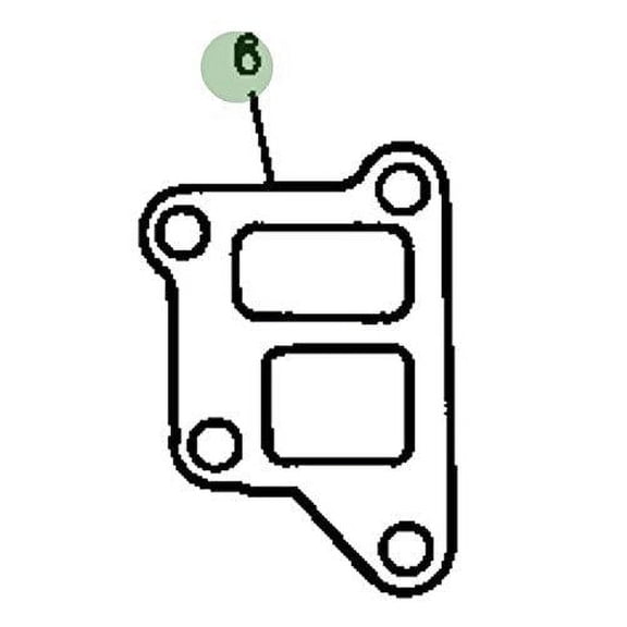 John Deere Original Equipment Gasket - M113689