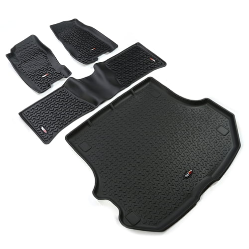 Rugged Ridge 12988 32 Floor Mats For Jeep Grand Cherokee Walmart Com