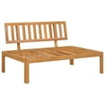 thumbnail image 4 of vidaXL 5 Piece Patio Pallet Sofa Set Solid Wood Acacia, 4 of 7