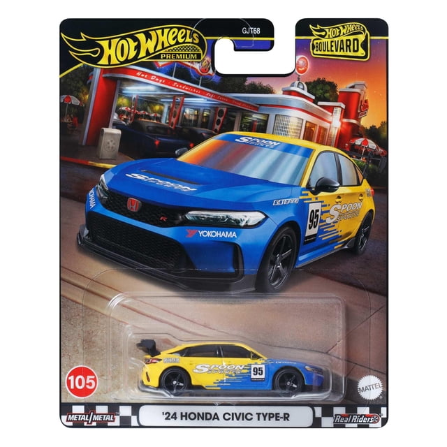 Vehículo de Colección Hot Wheels Collector 24 Honda Civic Type-R