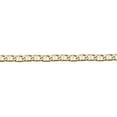 thumbnail image 2 of Metro Jewelry Yellow Gold Plated 10 MM Stainless Steel Mariner Link Chain Necklace for Men 24 Inch Chain Lobster Claw C87, 2 of 2