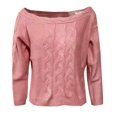 thumbnail image 5 of Oversized Sweaters for Women Fall Clothes 2023 Autumn Winter Women's Pink Sweater Elegant Off Shoulder Knitted Sweater for A Look, 5 of 5