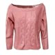 thumbnail image 4 of Gibobby Suéter térmico de manga larga 2023 Otoño Invierno suéter rosa para mujer elegante suéter de punto con hombros descubiertos para una apariencia encantadora (Rosa, L), 4 of 5