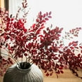 thumbnail image 2 of Red Tzu Tan Leaf Stem 42" Tall, 2 of 7